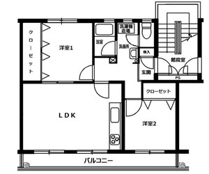 霧が丘グリーンタウン2棟の物件間取画像